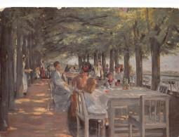 Künstler Ansichtskarte / Postkarte MAX LIEBERMANN (1847-1935) Terrasse Im Restaurant Jacob In Nienstedten A. D.  (2023) - Altona