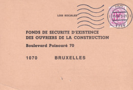 1973 Huy Lois Sociales Fonds De Securite D Existence Des Ouvriers De La Construction Bruxelles Strée Willem Georges - Covers & Documents