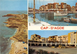 CAP D AGDE Station Du Bas Languedoc 4(scan Recto-verso) MA1803 - Agde
