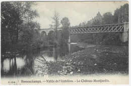 REMOUCHAMPS : Vallée De L'Amblève - Le Château De Montjardin - 1913 - Aywaille