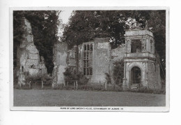 ST. ALBANS. GORHAMBURY. RUINS OF LORD BACON'S HOUSE. - Hertfordshire