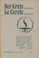 Der Kreis/Le Cercle Revue Masculine En Allemand, Français, Anglais Avril 1955 Numéro 4 - Sonstige & Ohne Zuordnung