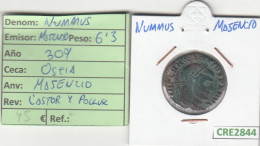 CRE2844 MONEDA ROMANA NUMMUS MAJENCIO VER FOTO - Sonstige & Ohne Zuordnung