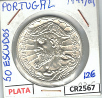 CR2567 MONEDA 50 ESCUDOS PORTUGAL 500 ANIVERSARIO NACIMIENTO VASCO DA GAMA PLATA 1969 - Andere - Europa