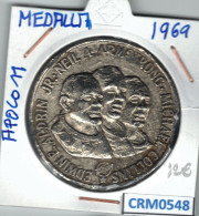 CRM0548 MEDALLA APOLO XI 16-24 JULIO 1969 LLEGADA A LA LUNA - Other & Unclassified