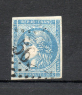 FRANCE   N° 45C  OBLITERE  COTE 70.00€    CERES EMISSION DE BORDEAUX - 1870 Emission De Bordeaux