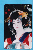 Japan Telefonkarte Japon Télécarte Phonecard -  Girl Frau Women Femme Geisha - Cultural
