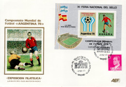 ITALY 1978 COMMEMORATIVE COVER STAMPS EXHIBITION MADRID - 1978 – Argentine