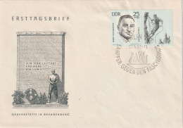 ALLEMAGNE GERMANY RDA DDR  667 FDC ETB Premier Jour Kurt SCHLOSSER Alpinisme Grimpeur Climber 27.5.1963 - Maximumkarten (MC)