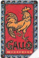 TELECOM - OROSCOPO CINESE - GALLO - USATA -  LIRE 5000  - GOLDEN  1269 - Public Practical Advertising