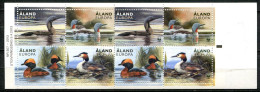 Finnland Alandinseln Finland Aland Islands Stamp Booklet Postfrisch/MNH - Fauna WWF Birds Ducks - Ålandinseln