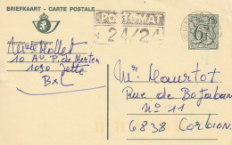 1982 JETTE BRUXELLES POSTOMAT 24/24 CORBION - Storia Postale