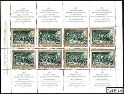 BULGARIA - 1967 - Painting / Ex.Phil. Belgo - Bulgare - Mi 1770 - Full Sheet - MNH - Blocks & Kleinbögen