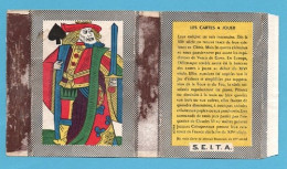ÉTIQUETTE DE BOITE D'ALLUMETTES-CARTE PORTRAIT ROUENNAIS 1955 - ROI DE PIQUE - Matchbox Labels