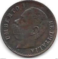 * Italy 1 Centesimo 1896  Km 29  Xf !!!!! Catalog Val 30,00$ - 1878-1900 : Umberto I.