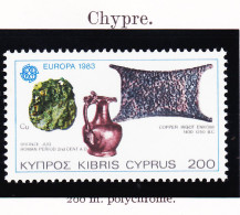 28249 / CEPT EUROPA 1983 ΚΥΠΡΟΣ KIBRIS CYPRUS Chypre 200 Yvert-Tellier N° 578 Michel N° 583 ** MNH C.E.P.T - 1983