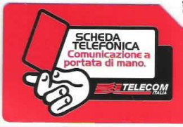 TELECOM - COMUNICAZIONE A PORTATA DI MANO  - NUOVA -  LIRE 5000  - GOLDEN  1281 - Openbaar Getekend