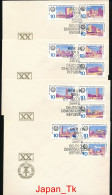 DDR Mi. Nr. 1495-1506, Block 28, 29,1509-1510, Block 30 20 Jahre DDR - FDC - Siehe Scan - 1950-1970