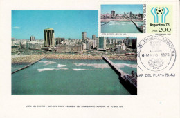 ARGENTINA 1978 COMMEMORATIVE MAXICARD MAR DEL PLATA - 1978 – Argentine