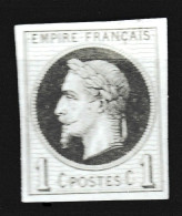 Colonies Générales - 7 - 1c Vert-olive Napoléon III - Neuf Sans Gomme - Très Beau - Napoléon III.