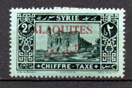 Col41 Colonies Alaouites Taxe N° 8 Neuf X MH Cote  5,00 € - Unused Stamps