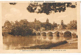 16   CHATEAUNEUF SUR CHARENTE ENTREE DE LA  VILLE  1934 - Chateauneuf Sur Charente