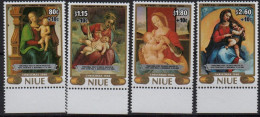 Noel -Kerst- Christmas 1986 Surchargés  XXX - Niue