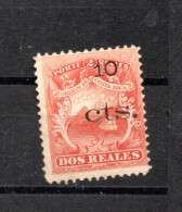 Costa Rica 1881 Freimarke 8II Aufdrucke Ungebraucht(ohne Gummi), Michel 80,00 Euro - Costa Rica