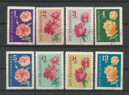 Bulgaria 1962 Roses  Y.T. 1126/1133 (0) - Gebraucht
