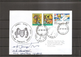 Nouvelle - Zélande ( Lettre De 1990 De CampbellIsland Vers La Belgique à Voir) - Covers & Documents