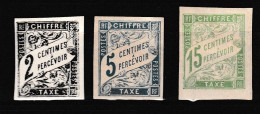 Colonies Générales - Taxe 2 -18 Et 20 - 3 Valeurs - Neufs N* - Très Beaux - Postage Due