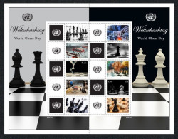 2022 - O.N.U. / UNITED NATIONS - VIENNA / WIEN - GIORNATA MONDIALE DEGLI SCACCHI / WORLD CHESS DAY. MNH - Blocks & Kleinbögen