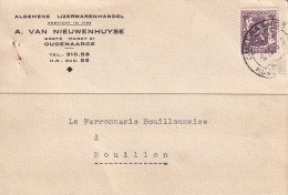 1949 A VAN NIEUWENHUYSE OUDENAARDE FERRONNERIE BOUILLON - Covers & Documents