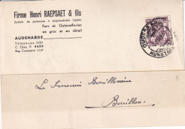 1949 FIRME HENRI RAEPSAET & FILS AUDENARDE BOUILLON - Covers & Documents