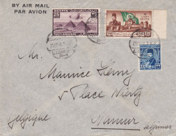 From Egypt To Belgium - 1946 - Cartas & Documentos