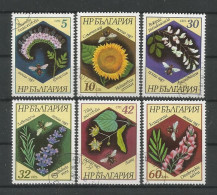 Bulgaria 1987 Flowers  Y.T. 3103/3108 (0) - Used Stamps