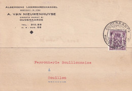 1948 A VAN NIEUWENHUYSE OUDENAARDE BOUILLON FERRONNERIE - Covers & Documents
