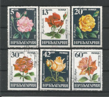 Bulgaria 1985 Roses Y.T. 2929/2934 (0) - Used Stamps