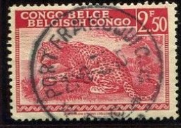 Congo Port-Francqui Oblit. Keach 10(C.) Sur C.O.B. 261 Le 27/08/1943 - Usados