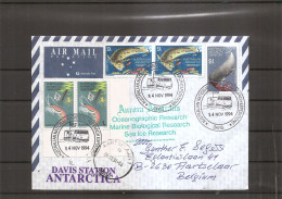 AAT ( Lettre Par Avion De 1994 De Davis Vers La Belgique à Voir) - Storia Postale