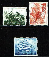 Norway Norge 1981 Sailing Ships Set Of 3 Stamps MNH - Nuevos