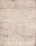 Louvigny Jean Letellier Luc L'Abbaye Saint Etienne De Caen Parchemin  Ancien - 4 Signatures - 4 Pages De La Gen. CAEN - ... - 1799