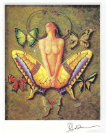 Jean Coladon - La Collection De Papillons - Nu Féminin Format 15,5 X 21 Cm - Otros & Sin Clasificación