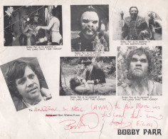 The Land That Time Forgot Bobby Parr Hand Signed Worn Autograph Collage - Actores Y Comediantes 