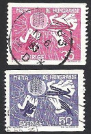 Schweden, 1963, Michel-Nr. 504-505, Gestempelt - Oblitérés