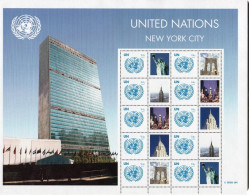 2008 - O.N.U. / UNITED NATIONS - NEW YORK - EMBLEMI DI NEW YORK / NEW YORK EMBLEMS. MNH - Blocks & Sheetlets