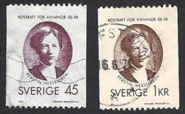 Schweden, 1971, Michel-Nr. 702-703, Gestempelt - Gebraucht