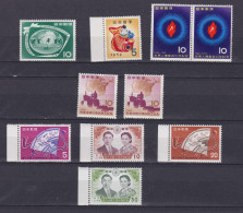 Japan 692, 693 (2), 694, 695 (2), 700 - 703 Postfrisch Top! #E668 - Unused Stamps