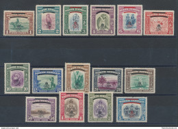 1947 NORTH BORNEO , SG N° 335/49 - Crown Colony - Set Of  15 Valori  MLH* - Other & Unclassified