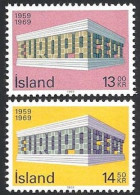 Island, 1969, Mi.-Nr. 428-429, Postfrisch ** - Neufs